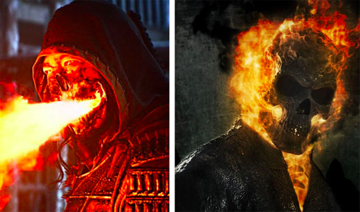 Scorpion Vs Ghost Rider, Hasilnya Imbang?